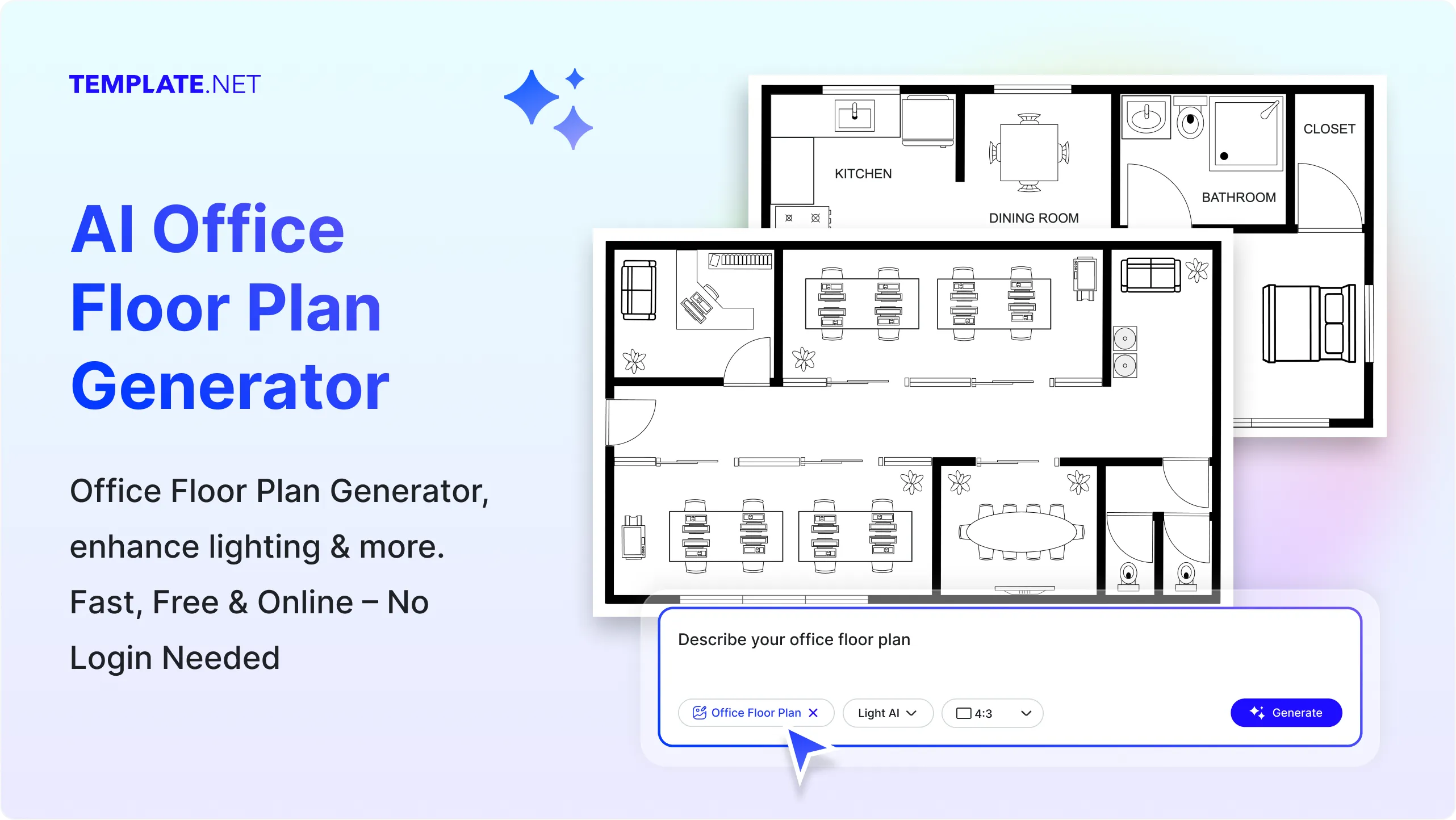 Free AI Office Floor Plan Generator, AI Office Floor Plan Maker Online